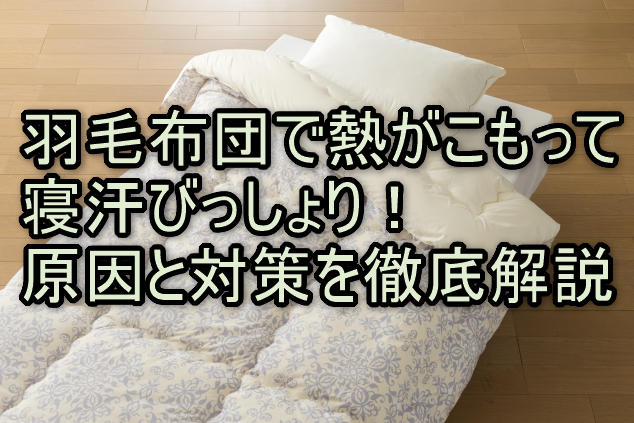 羽毛布団で熱がこもって寝汗びっしょり！原因と対策を徹底解説